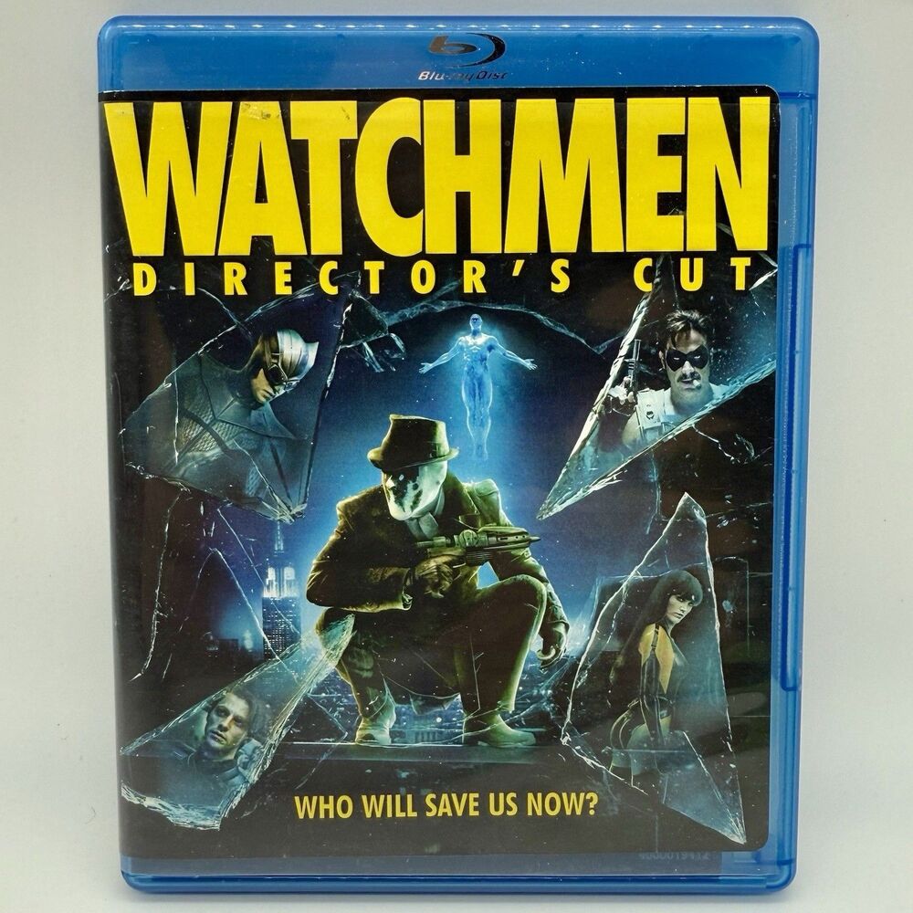 Watchmen 3-Disc Blu-ray‎ 2009 Directors Cut Patrick Wilson Tested